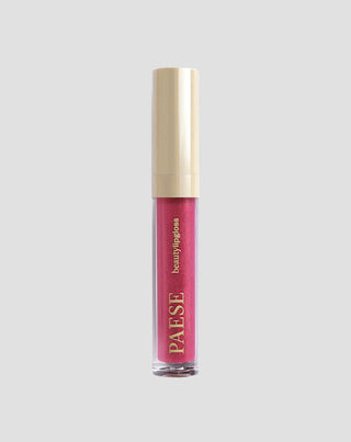 Lip Gloss with Particles for Visually Enhanced Lips, Mirror-Like Effect Shade 06 Vivid Lipgloss Paese