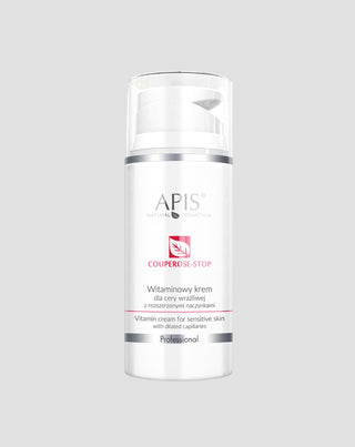 Vitamin Cream for Sensitive Complexion with Dilated Capillaries Couperose-Stop Apis - 1