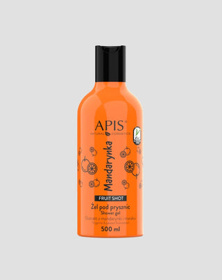 Natural tangerine-scented shower gel with hyaluronic acid Fruit Shot by Apis - 1