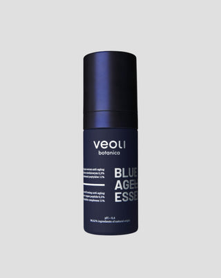 Blue ageless essence anti-aging serum with copper peptide and peptide complexes by Veoli Botanica - 1