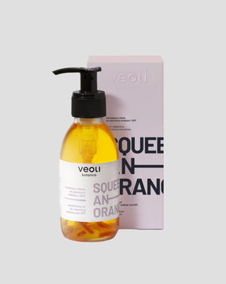 Veoli Botanica squeeze an orange emulsifying make up remover oil & SPF - 1