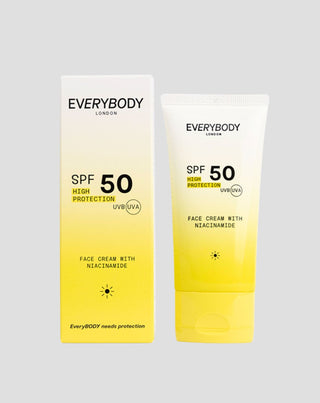 High SPF 50 moisturizing face cream with niacinamide Everybody London - 1