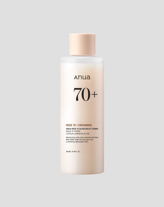 ANUA's illuminating rice 70 Glow Milky Toner formula - 1