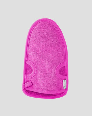 Reusable Body Cleansing and Exfoliating Glove for Cellulite Reduction Skin Smoothing Pink Glov - 1