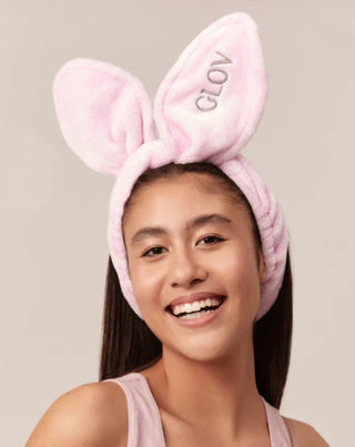 Hair Care Headband Bunny Ears Pink Glov - 2