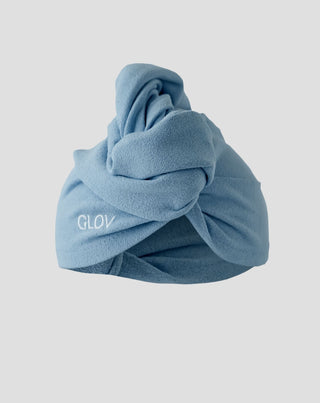 Blue Hair Wrap Turban for Faster Drying Time, Suitable for All Hair Types Hair Wrap Glov