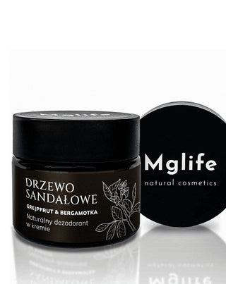 Cream Deodorant Sandalwood, Grapefruit, and Bergamot Mglife