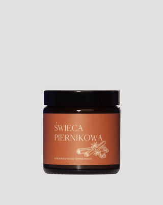 Mglife gingerbread canola wax candle with oils and 100% cotton wick