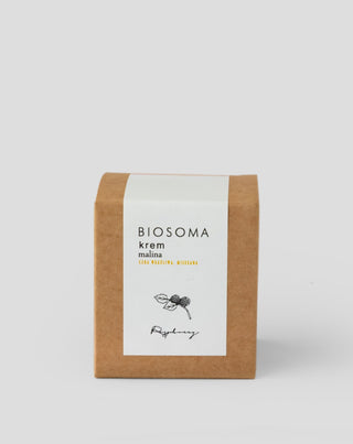 Facial Cream with Raspberry and Hyaluronic Acid Nourishing and Moisturising Biosoma - 2