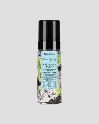 Creamy Intimate Hygiene Foam with Black Elderberry Extract and Lactic Acid Vis Plantis