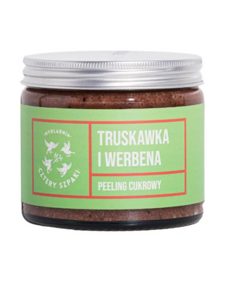 Strawberry and verbena firming and smoothing body scrub Mydlarnia Cztery Szpaki