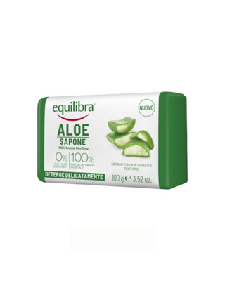 Equilibra aloe vera soap for washing the face, hands, the whole body, and intimate zones