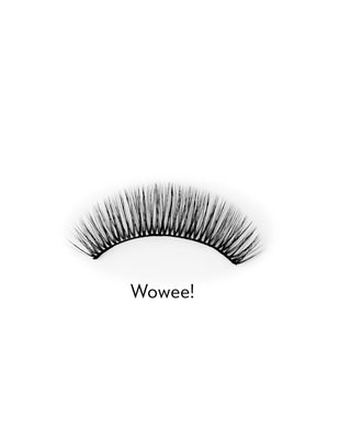 Wowee! 2D false strip eyelashes for repeated use easy to apply Bamm!Lashes - 2