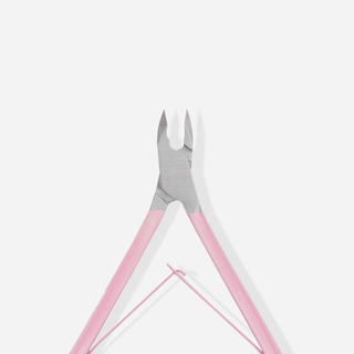 You Beauty professional 5mm cuticle clippers with satin pink handle - 4