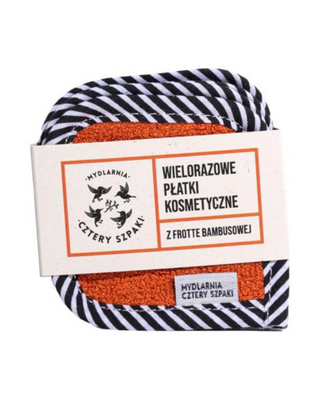 Reusable bamboo terry cloth cosmetic pads economical and ecological Mydlarnia Cztery Szpaki - 1