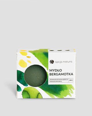 Naturally cleansing Bergamot Soap with vegetable oils Natura Option - 1
