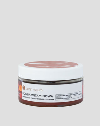 Vitamin Bomb Mask for face and body with red clay 100% natural Opcja Natura - 1