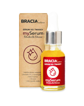 Illuminating Facial Serum with Vitamin C and Squalane Shake&Shine Bracia Mydlarze - 1