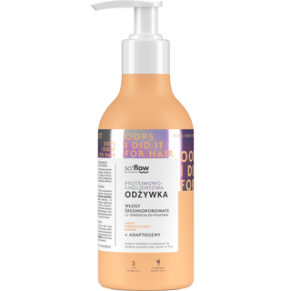 Protein-Emollient Hair Conditioner for Medium-Porosity Hair Prone to Frizz so!flow - 1