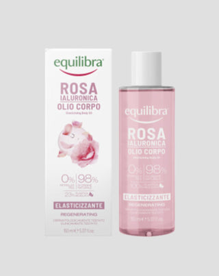 Moisturizing rose body oil with hyaluronic acid Equilibra - 1