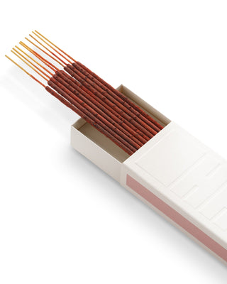 Hhuumm rose incense with geranium, rose and vanilla scent for relaxation and calming