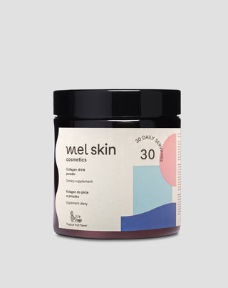 Fish collagen 5000 mg powder for beautiful skin, hair, nails and healthy joints with glucosamine and vitamin C Mel Skin - 1