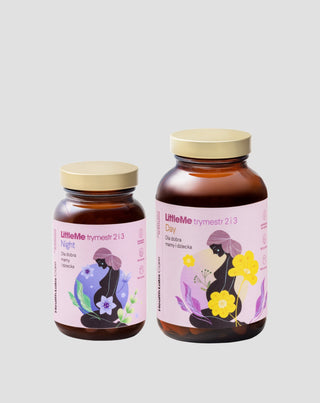 Supplement Supporting Proper Pregnancy Development LittleMe Trimester 2 and 3 Health Labs Care 150 Capsules - 1