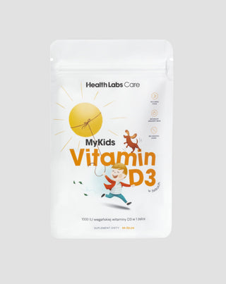 Vegan Vitamin D for kids – MyKids Vitamin D3 in Health Labs Care Gummies, 60 pcs.