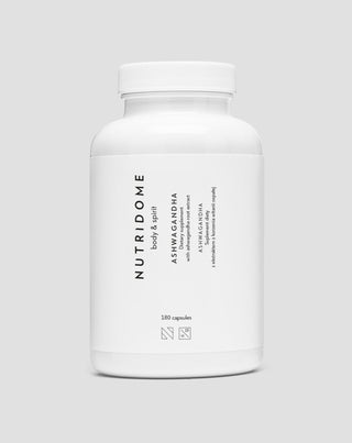 Ashwagandha Indian ginseng stress reduction tablets Nutridome 180 capsules - 1