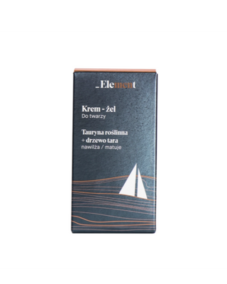 Face Gel Cream with the Scent of Oak Moss, Fruits, and Jasmine Element Men