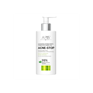 Antibacterial Cleansing Toner with Green Tea Acne-Stop Home Therapy Apis - 2