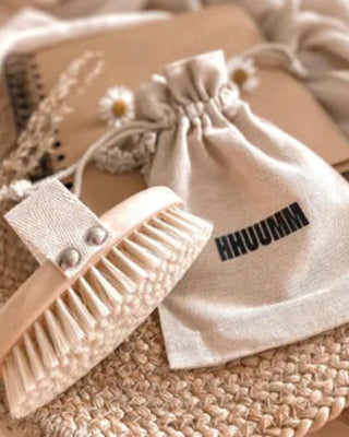 Dry Body Massage Brush with Agave Fibre Strap no. 3 Hhuumm