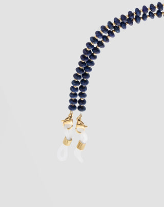 Natural stone lapis lazuli eyeglass chain Mys_2 - 4