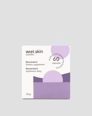 Resveratrol Mel Skin capsules for the support of the circulatory system and protection against atherosclerosis, 60 pieces