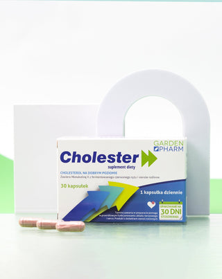 GardenPharm Cholester capsules helping to maintain cholesterol at a normal level