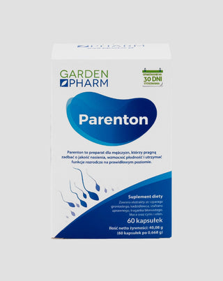 GardenPharm Parenton fertility support tablets for men 60 capsules