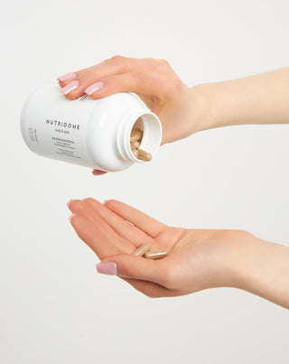 Ashwagandha Indian ginseng stress reduction tablets Nutridome 180 capsules - 2