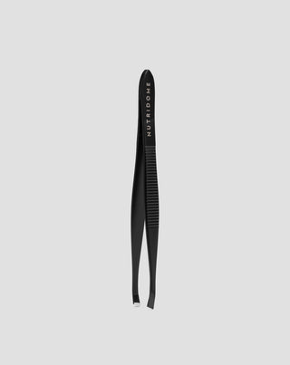 Nutridome precision oblique surgical steel cosmetic tweezers - 1