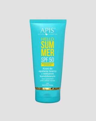 Face Sunscreen Cream with Cellular Nectar SPF 50 Hello Summer Apis - 1