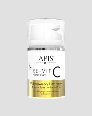Rebuilding Night Cream with Retinol and Vitamin C Re-Vit C Home Care Apis - 1