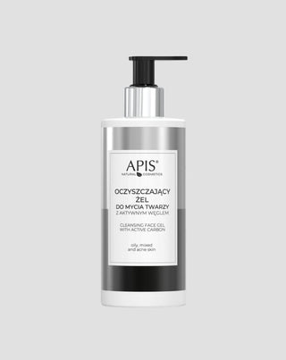 Antibacterial Cleansing Gel with Activated Charcoal Apis - 1