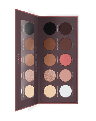 Long-Lasting Pressed Eyeshadow Palette Pure Passion Affect Professional Cosmetics - 2