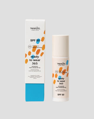 Resibo Ready to wear 365 advanced face cream SPF 50 to slow down skin aging - 1