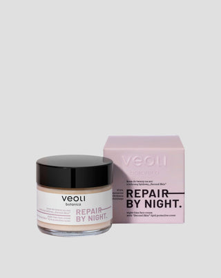 Veoli Botanica Second skin Repair by night face cream with lipid protection - 1