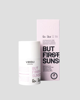 Lightweight anti-photo-aging cream But first, sunscreen SPF 50+ Veoli Botanica - 1