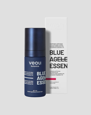 Blue ageless essence anti-aging serum with copper peptide and peptide complexes by Veoli Botanica - 4