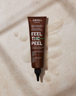 Feel the peel scalp scrub with AHA/BHA acid complex and aloe vera juice by Veoli Botanica - 2