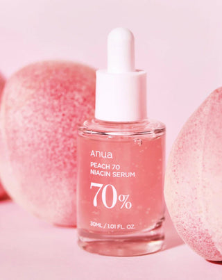 Brightening and smoothing serum with peach and niacinamide Peach 70% Niacinamide Serum ANUA - 4