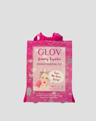 Hair Wrap and Two Makeup Removal Gloves Set for Daily Skincare Glov - 2