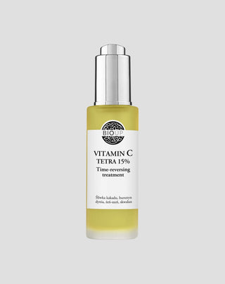Vitamin C Tetra 15% Time-reversing treatment serum with amber and ginseng BIOUP - 1